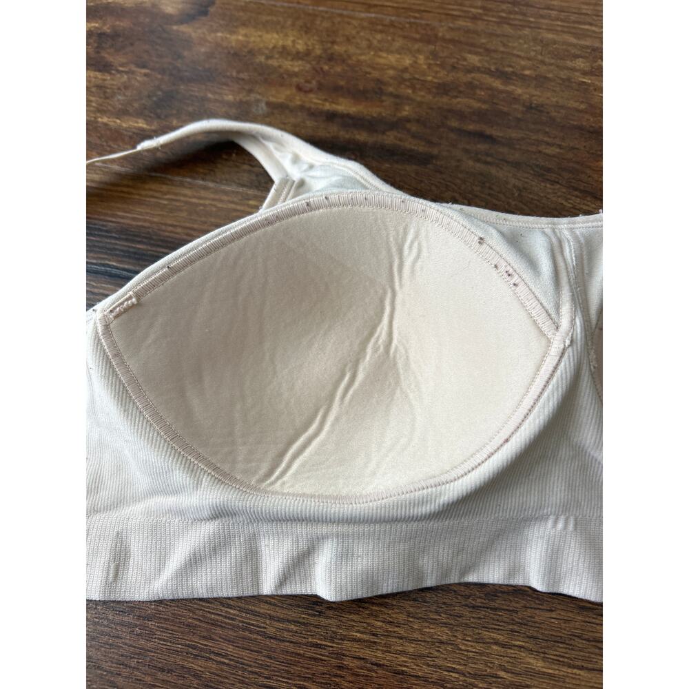 Truekind Bra Large Beige Padded Adjustable Daily Comfort Wireless Shaper - Picture 4 of 6